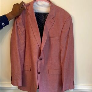 Tommy Hilfiger Pink Sport Coat with Tailored Silhouette